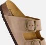 Scholl Slipper Women Josephine Suede Sa Dark Beige - Thumbnail 12