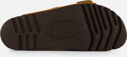 Scholl Josephine Slippers cognac Suede