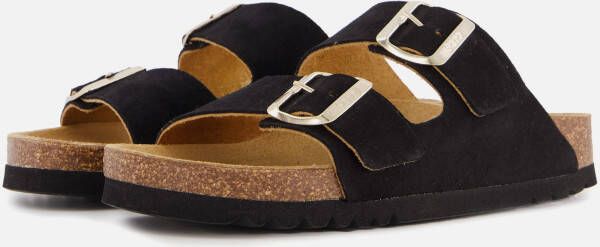 Scholl Josephine Sandalen zwart Suede