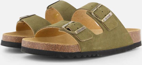 Scholl Julien Sandalen groen Suede