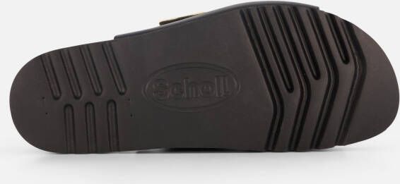 Scholl Monterey Slippers zwart Synthetisch