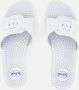 Scholl NEW MASSAGE PVC Womens White FALSO Mules White - Thumbnail 64