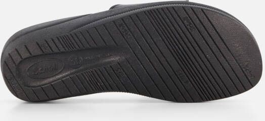Scholl New Massage Slippers zwart Synthetisch