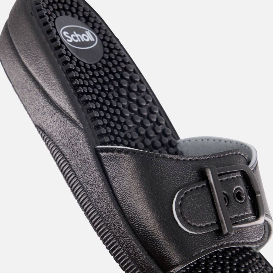 Scholl New Massage Slippers zwart Synthetisch