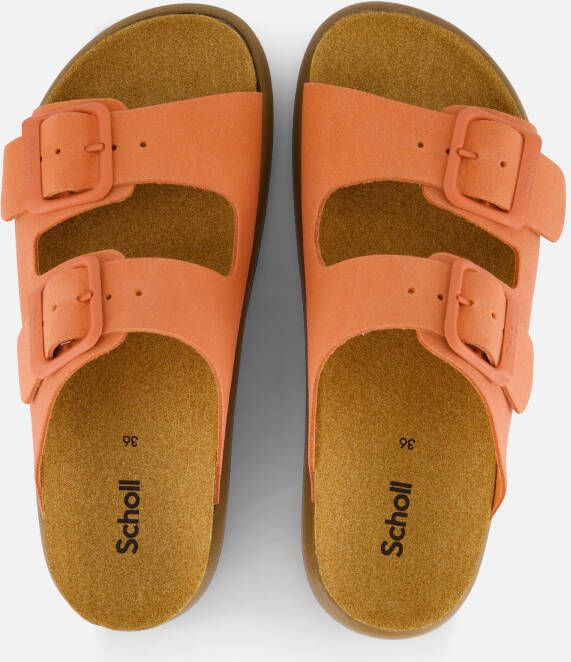 Scholl Noelle Chunky Sandalen oranje Suede