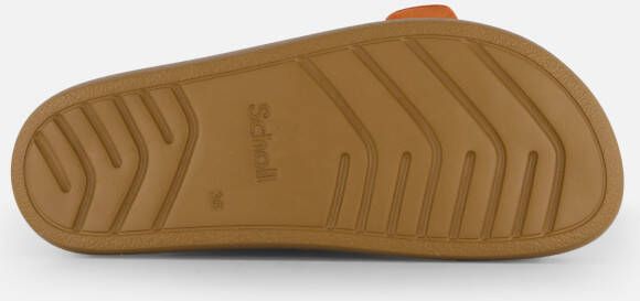 Scholl Noelle Chunky Slippers oranje Suede