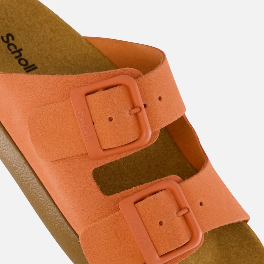 Scholl Noelle Chunky Sandalen oranje Suede