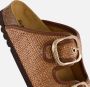 Scholl Noelle Raffia Slippers cognac Textiel Dames - Thumbnail 5