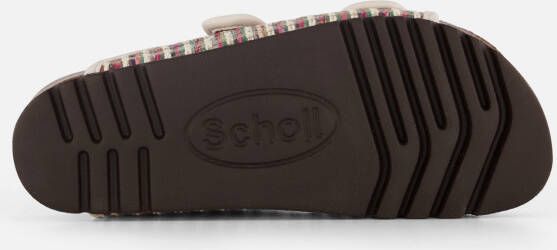 Scholl Noelle Raffia Slippers bruin Synthetisch