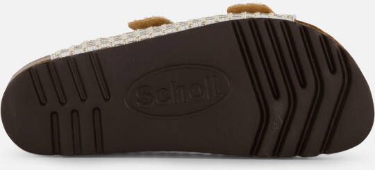 Scholl Noelle Raffia Sandalen wit Synthetisch