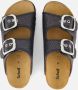 Scholl Noelle Raffia Slippers zwart Textiel - Thumbnail 2