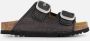 Scholl Noelle Raffia Slippers zwart Textiel - Thumbnail 5