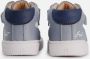 Shoesme Baby Babysneakers Blue White Orange Leer - Thumbnail 8