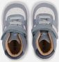 Shoesme Baby Babysneakers Blue White Orange Leer - Thumbnail 9