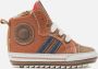 Shoesme Baby | Veterschoenen | Jongens | Cognac | Leer - Thumbnail 4
