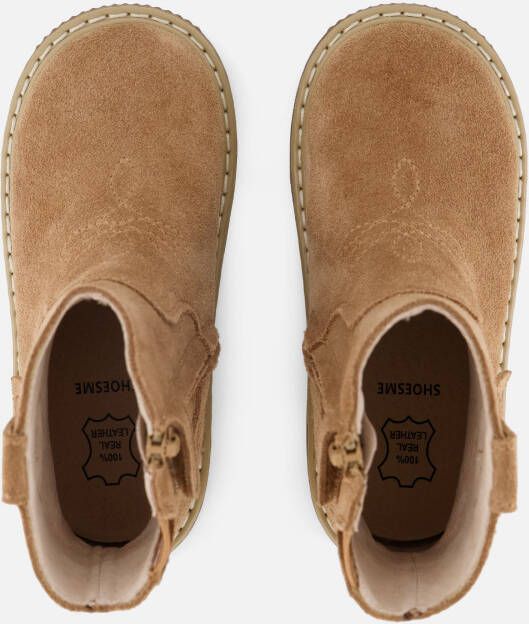 Shoesme Babyschoenen cognac Suede