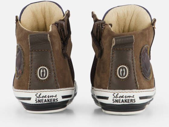 Shoesme Babyschoenen groen Leer