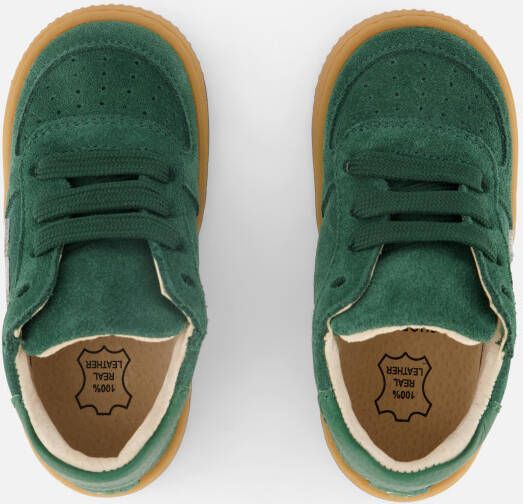 Shoesme Babyschoenen groen Suede