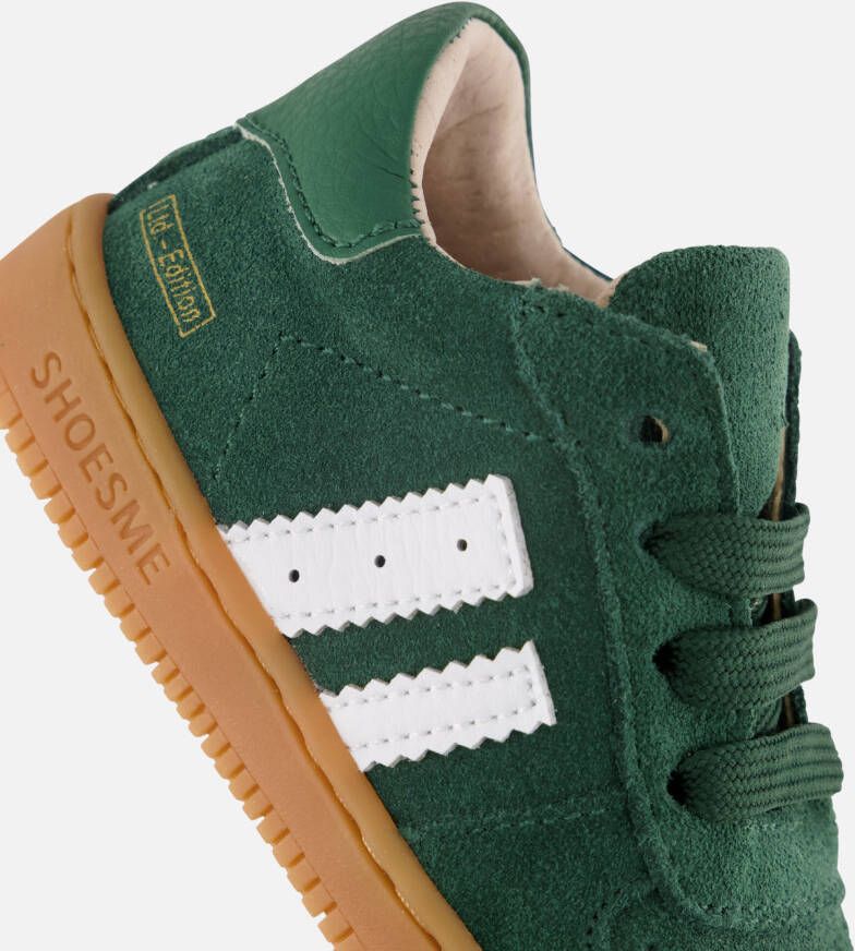 Shoesme Babyschoenen groen Suede