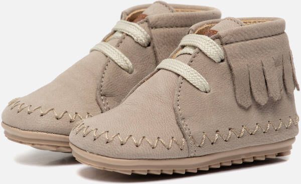 Shoesme Babyschoenen taupe Leer