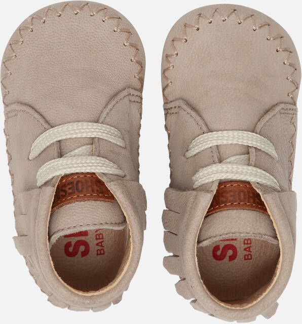 Shoesme Babyschoenen taupe Leer