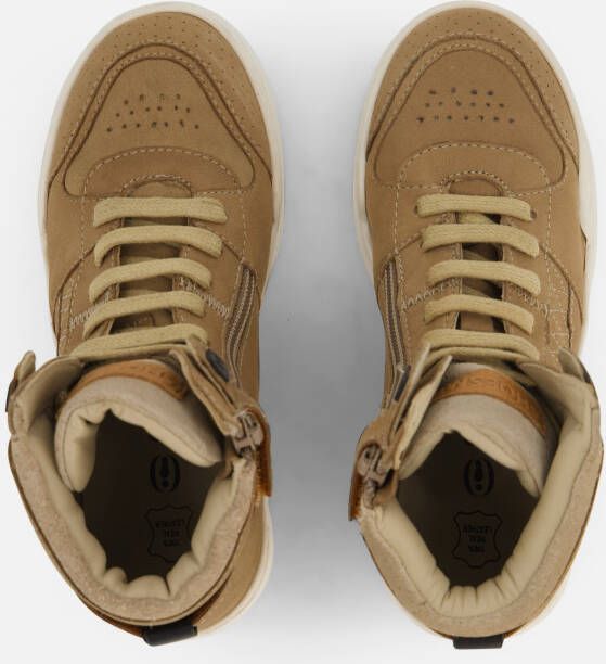 Shoesme Basket Sneakers beige Leer