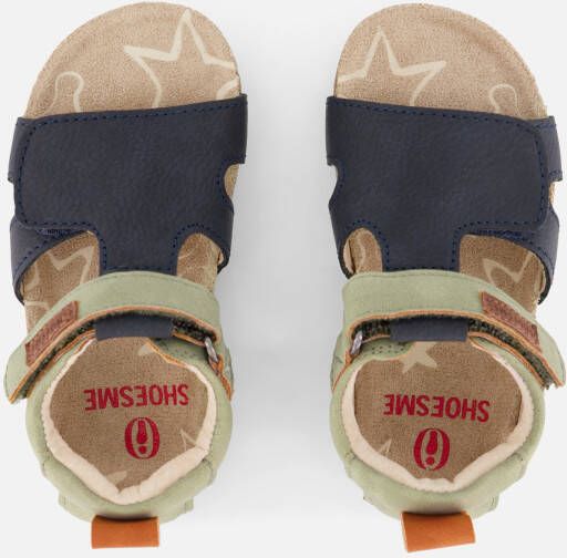 Shoesme Bio Sandalen groen Leer