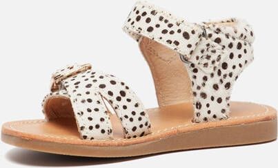 Shoesme Sandalen | Meisjes | White Black Dots | Leer | - Schoenen.nl