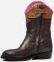 Shoesme WT20W115 Black Metallic Boots western-boots - Thumbnail 5
