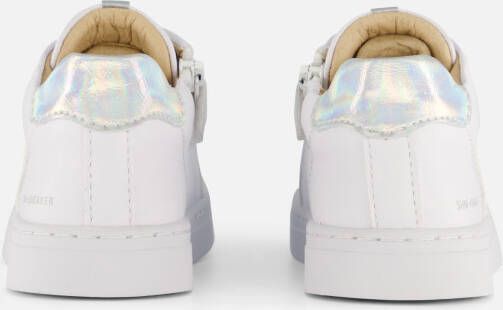 Shoesme Glitter Sneakers wit Leer