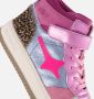 Shoesme New Outsole Sneakers roze Leer - Thumbnail 7