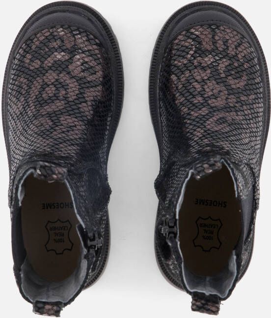 Shoesme New Tank Chelsea boots zwart Leer