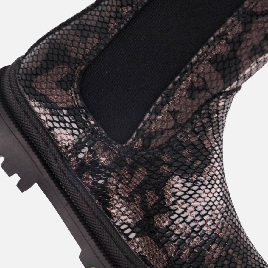 Shoesme New Tank Chelsea boots zwart Leer