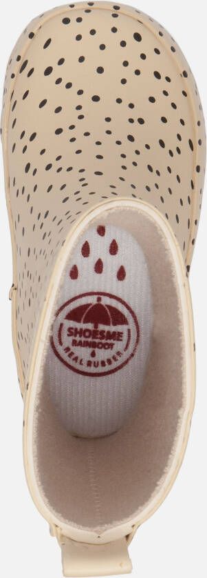 Shoesme Regenlaarzen beige Rubber