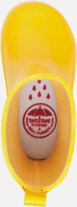 Shoesme Regenlaarzen geel Rubber