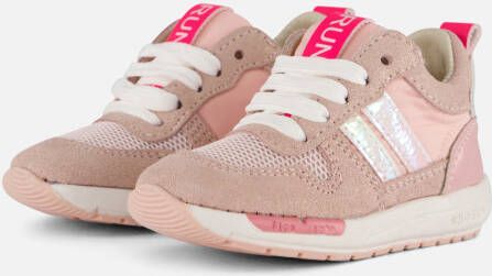 Shoesme Run Flex Sneakers roze Leer