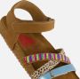 Shoesme leren sandalen met kraaltjes bruin multi Meisjes Leer All over print 22 - Thumbnail 14