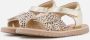 Shoesme leren sandalen met ponyhair goud beige Leer Dierenprint 30 - Thumbnail 3