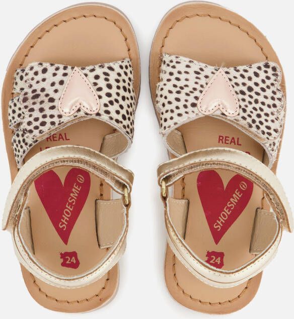 Shoesme Sandalen goud Leer