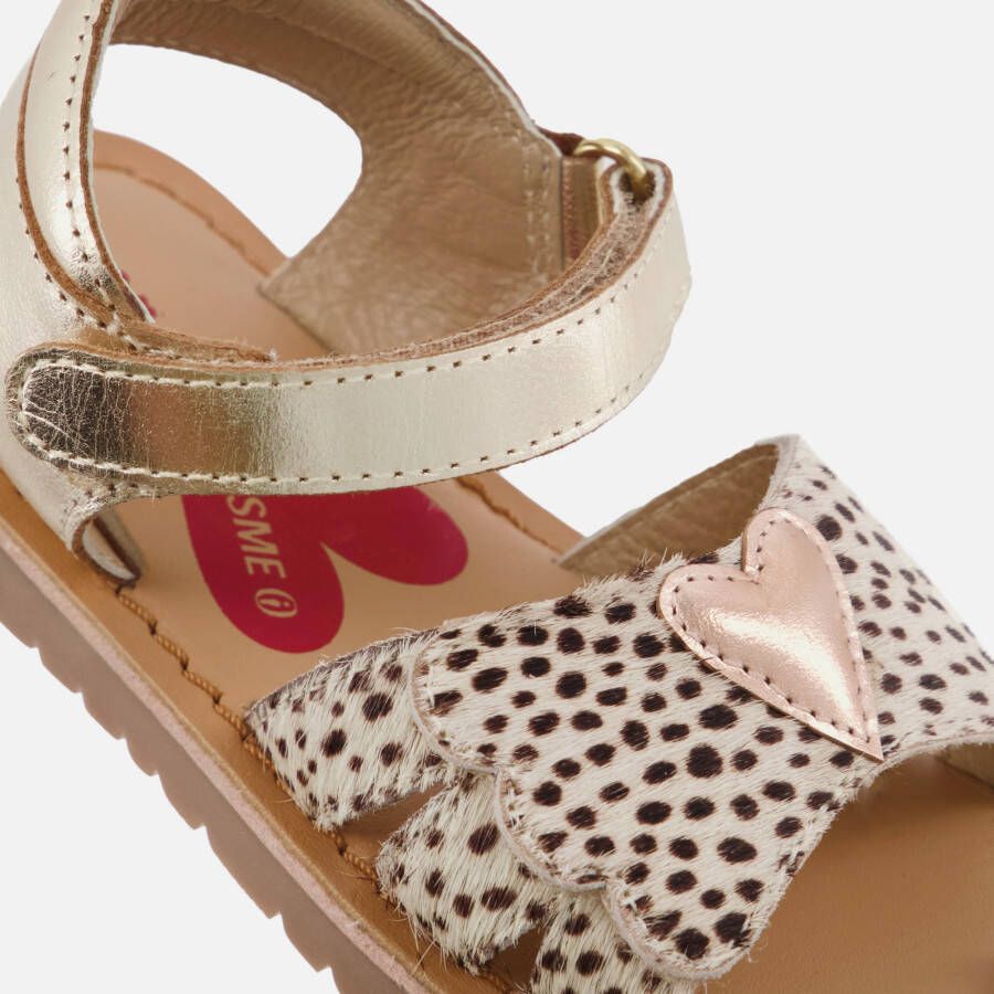 Shoesme Sandalen goud Leer