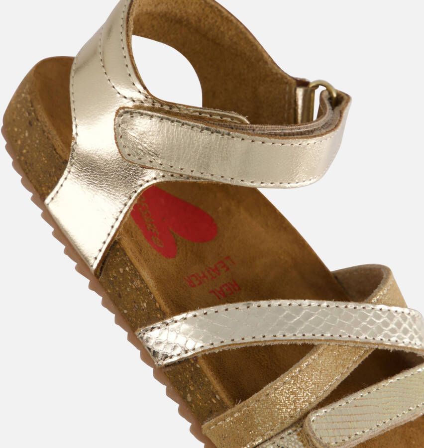 Shoesme Sandalen goud Leer