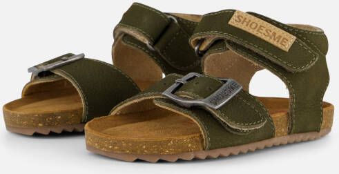 Shoesme Sandalen groen Leer