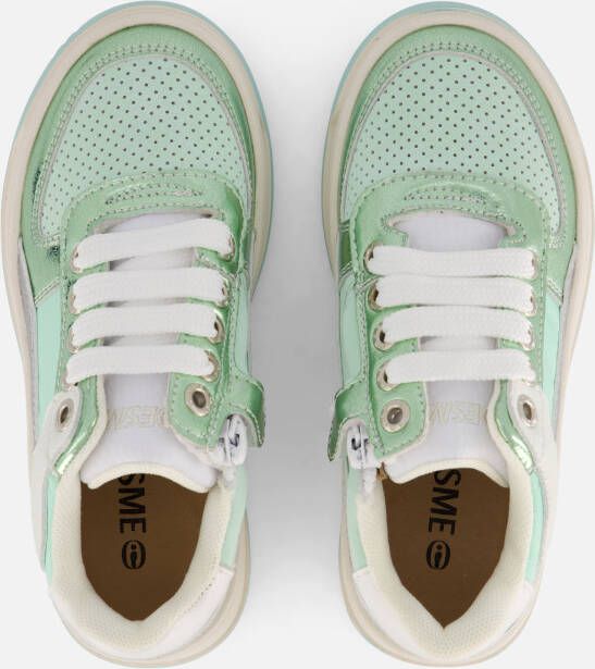 Shoesme Sneakers groen Leer