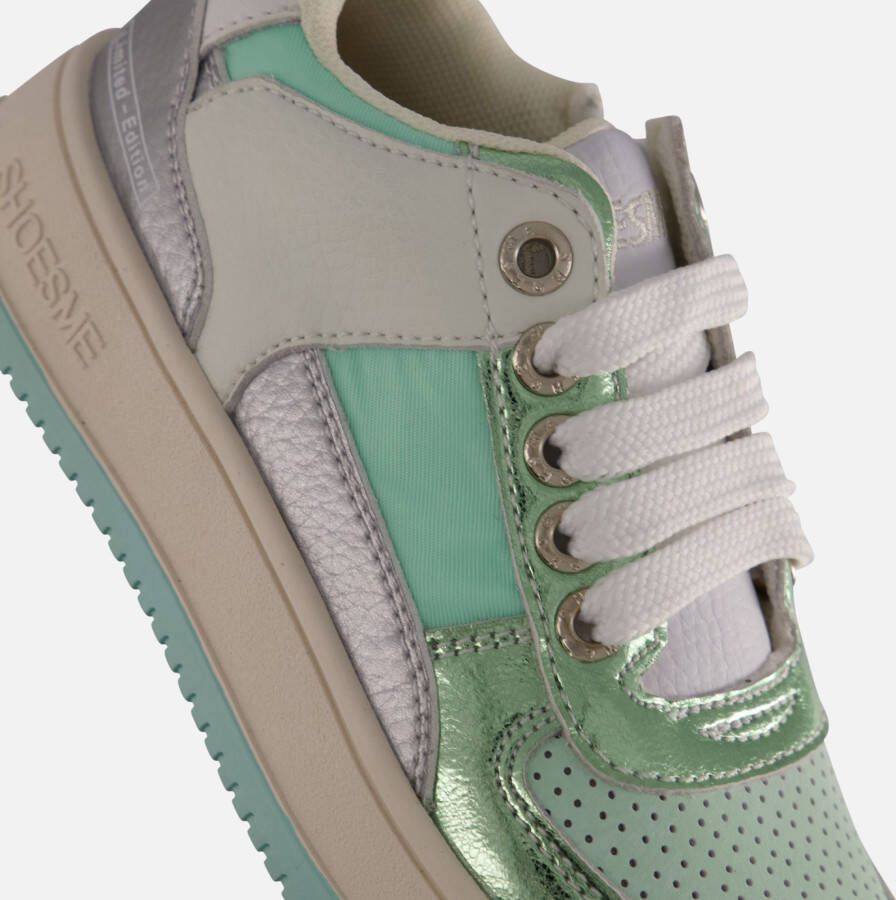 Shoesme Sneakers groen Leer