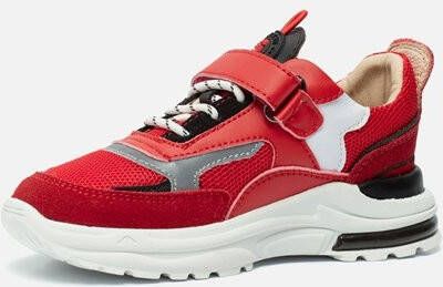 Shoesme Sneakers rood Leer