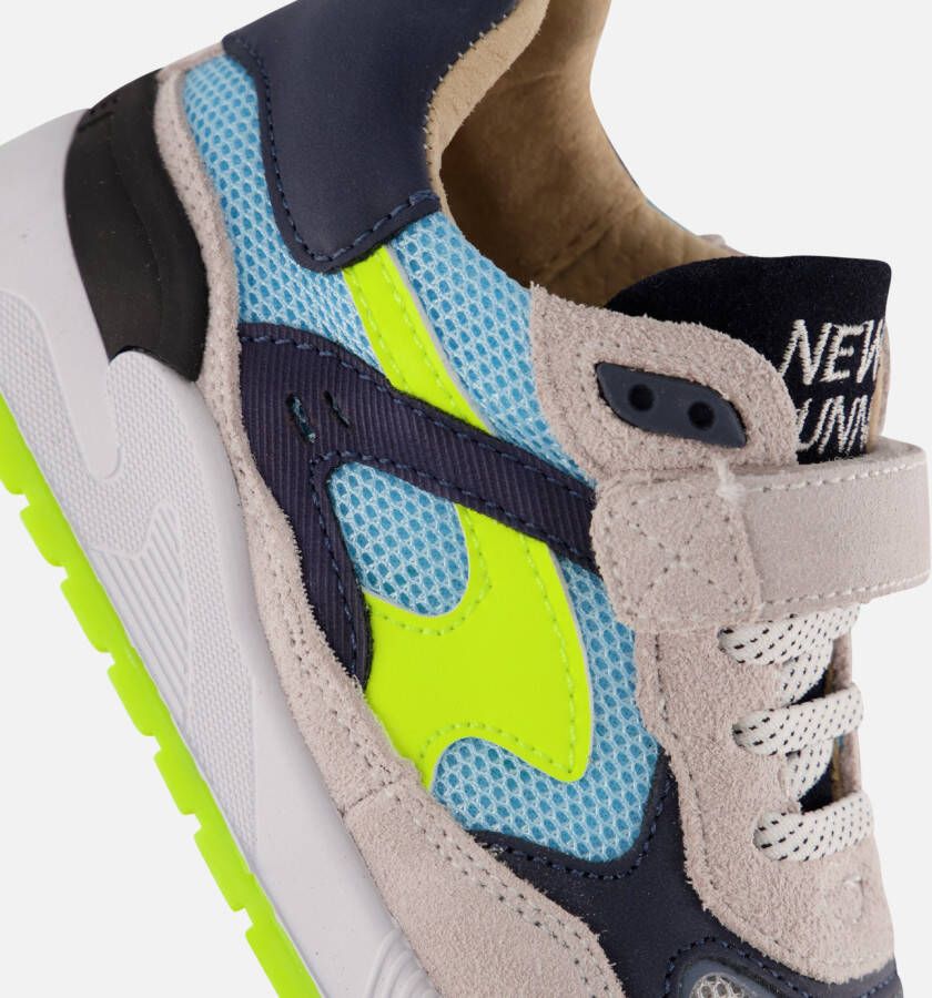Shoesme Trainer Sneakers grijs Leer