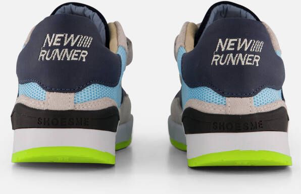 Shoesme Trainer Sneakers grijs Leer