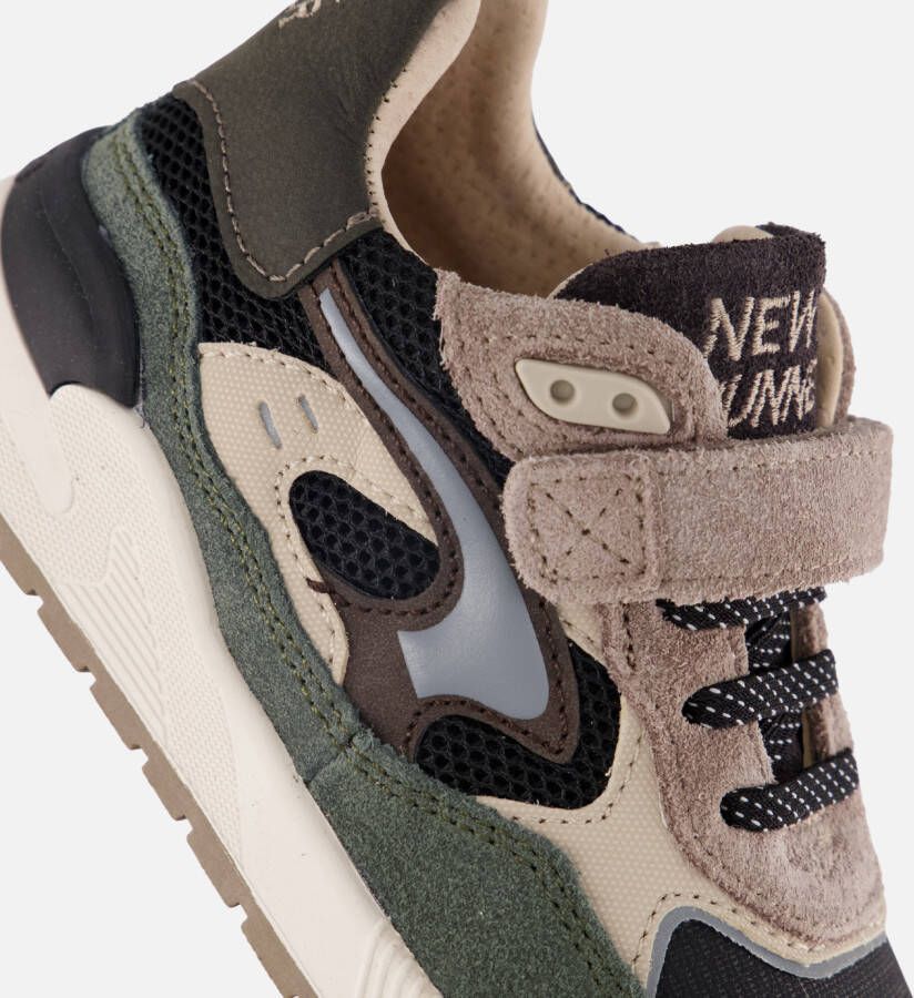Shoesme Trainer Sneakers groen Leer