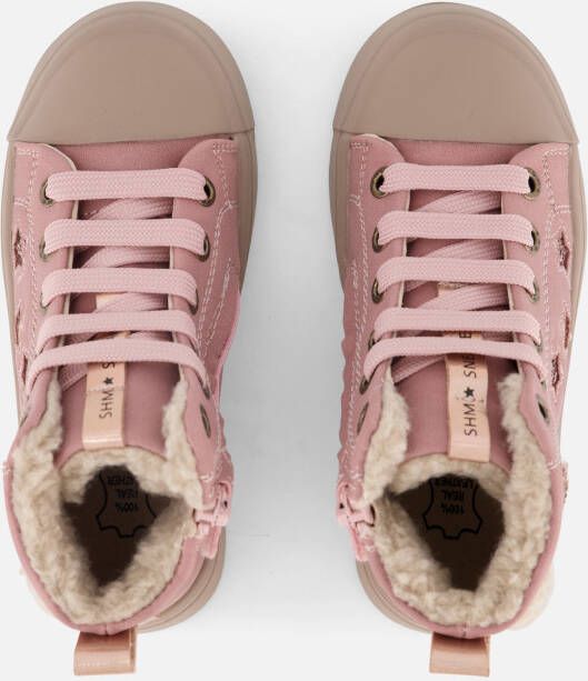 Shoesme Unicorn Veterboots roze Leer