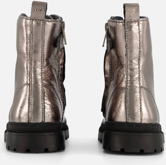 Shoesme Veterboots metallic Leer